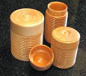 16- 3 1/4 " X 3 1/4" Sugar Maple Wood Lathe Turning Blanks