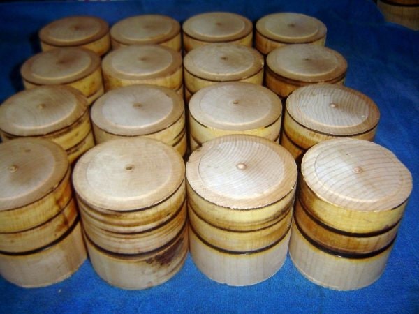 16- 3 " X 3 1/4" Sugar Maple Wood Lathe Turning Blanks