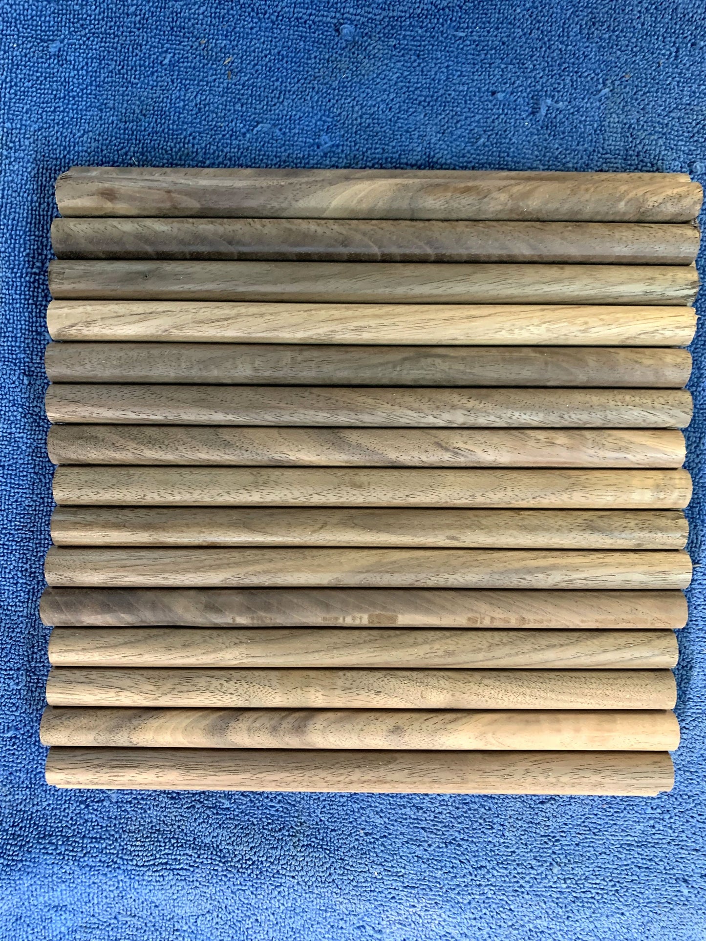 28- 1/2 "X 8" long Black Walnut turning rounds