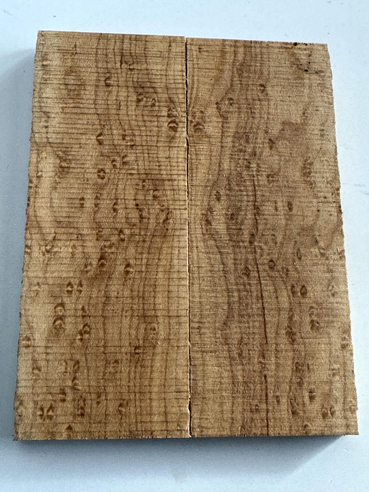Birds Eye Sugar Maple Knife Scales/ Gun Grips 3/8 x 2" x 5-1/4 BE-1
