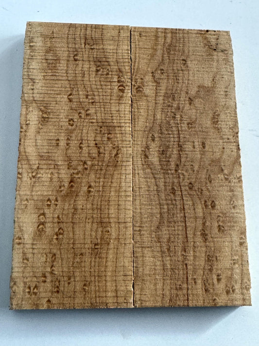 Birds Eye Sugar Maple Knife Scales/ Gun Grips 3/8 x 2" x 5-1/4 BE-1