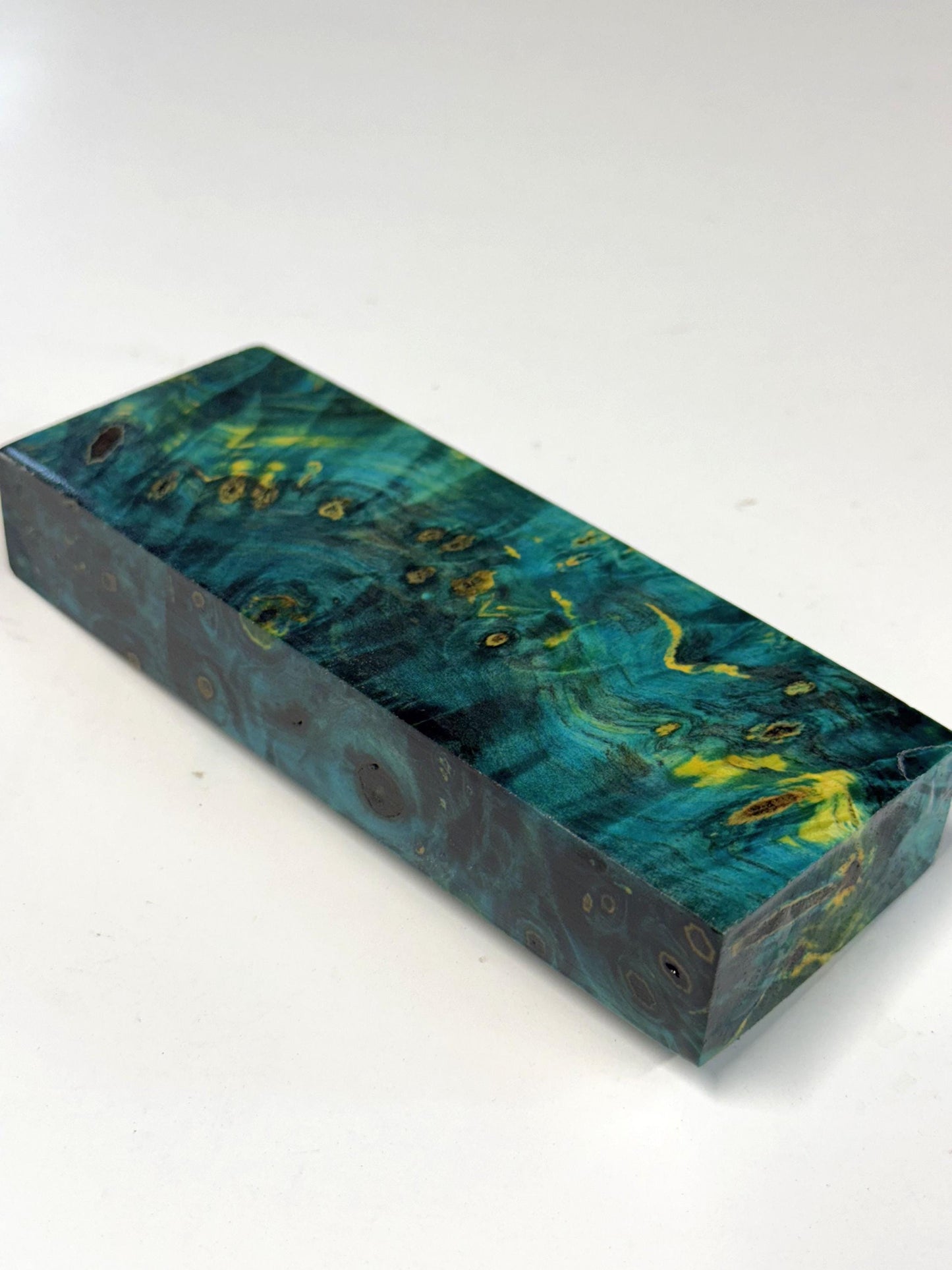 Stabilized Buckeye Burl Knife Scales/ Turning Block 2"x 7/8" X 5 1/4" BB-1