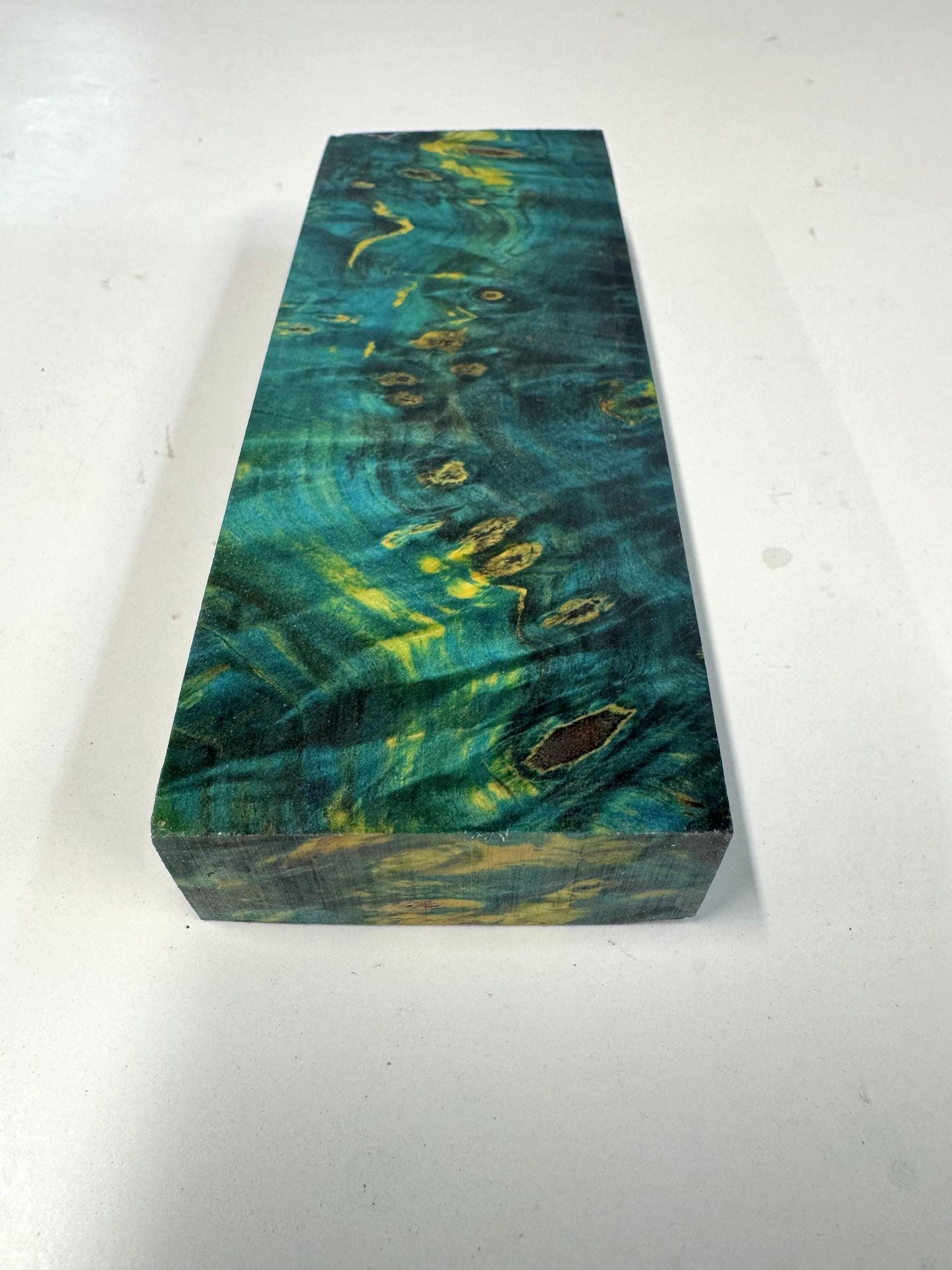 Stabilized Buckeye Burl Knife Scales/ Turning Block 2"x 7/8" X 5 1/4" BB-1