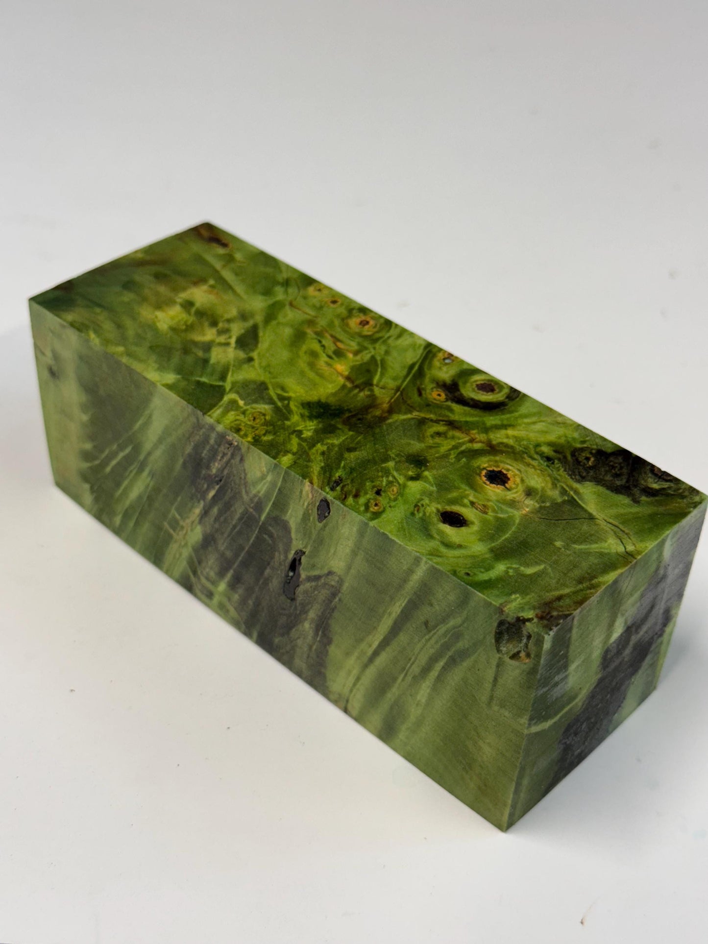 Stabilized Buckeye Burl Knife Scales/ Turning Block 2"x 2" X 5 1/4" BB-3