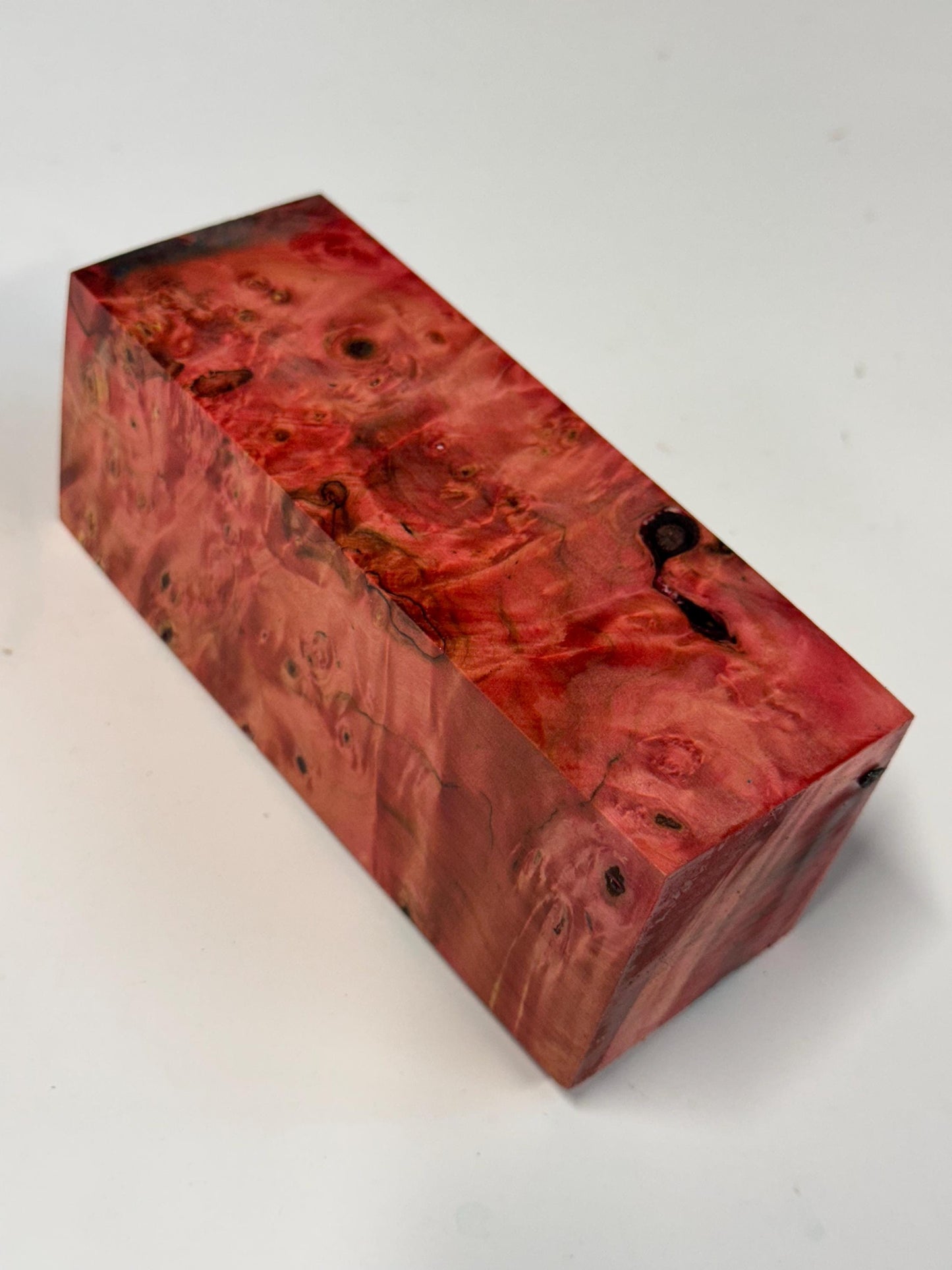Stabilized Buckeye Burl Knife Scales/ Turning Block 2"x 2" X 5 1/4" BB-4