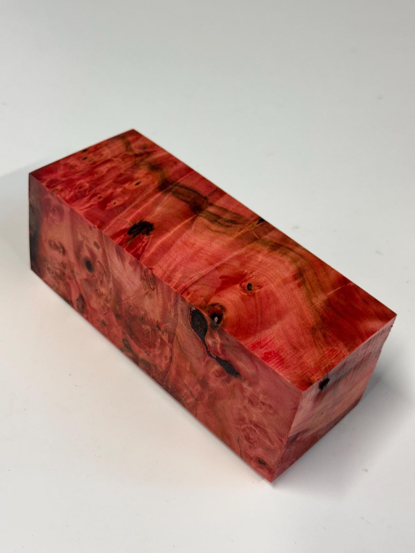 Stabilized Buckeye Burl Knife Scales/ Turning Block 2"x 2" X 5 1/4" BB-4