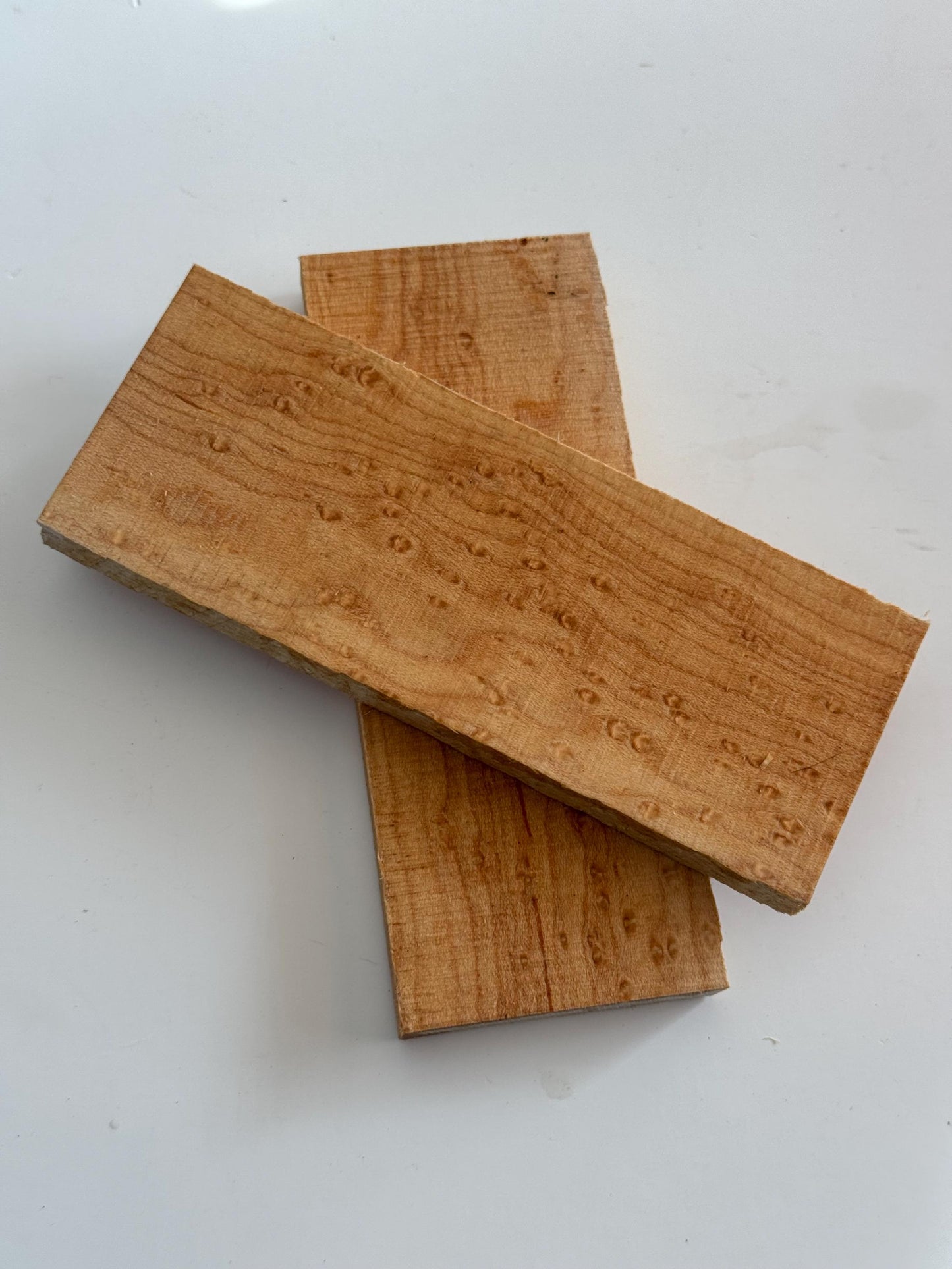 Birds Eye Sugar Maple Knife Scales/ Gun Grips 3/8 x 2" x 5-1/4 BE-1