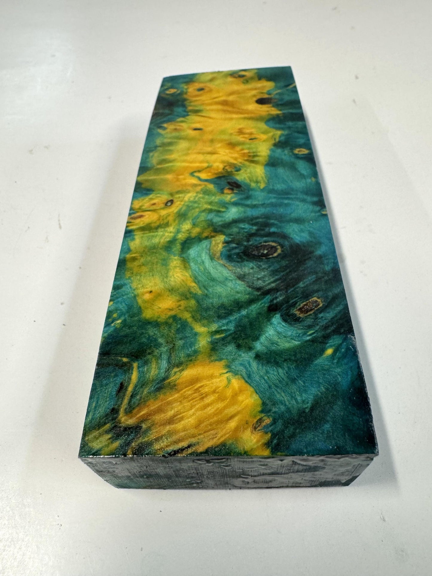 Stabilized Buckeye Burl Knife Scales/ Turning Block 2"x 15/16" X 5 1/4" BB-2
