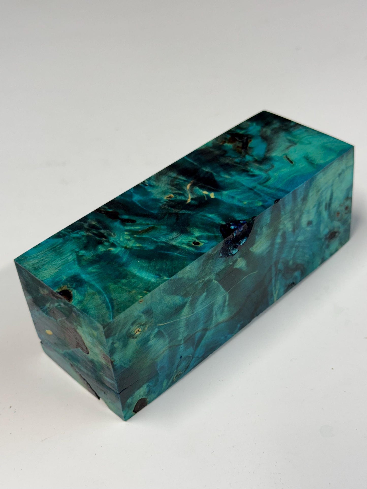 Stabilized Buckeye Burl Knife Scales/ Turning Block 2"x 2" X 5 1/4" BB-5