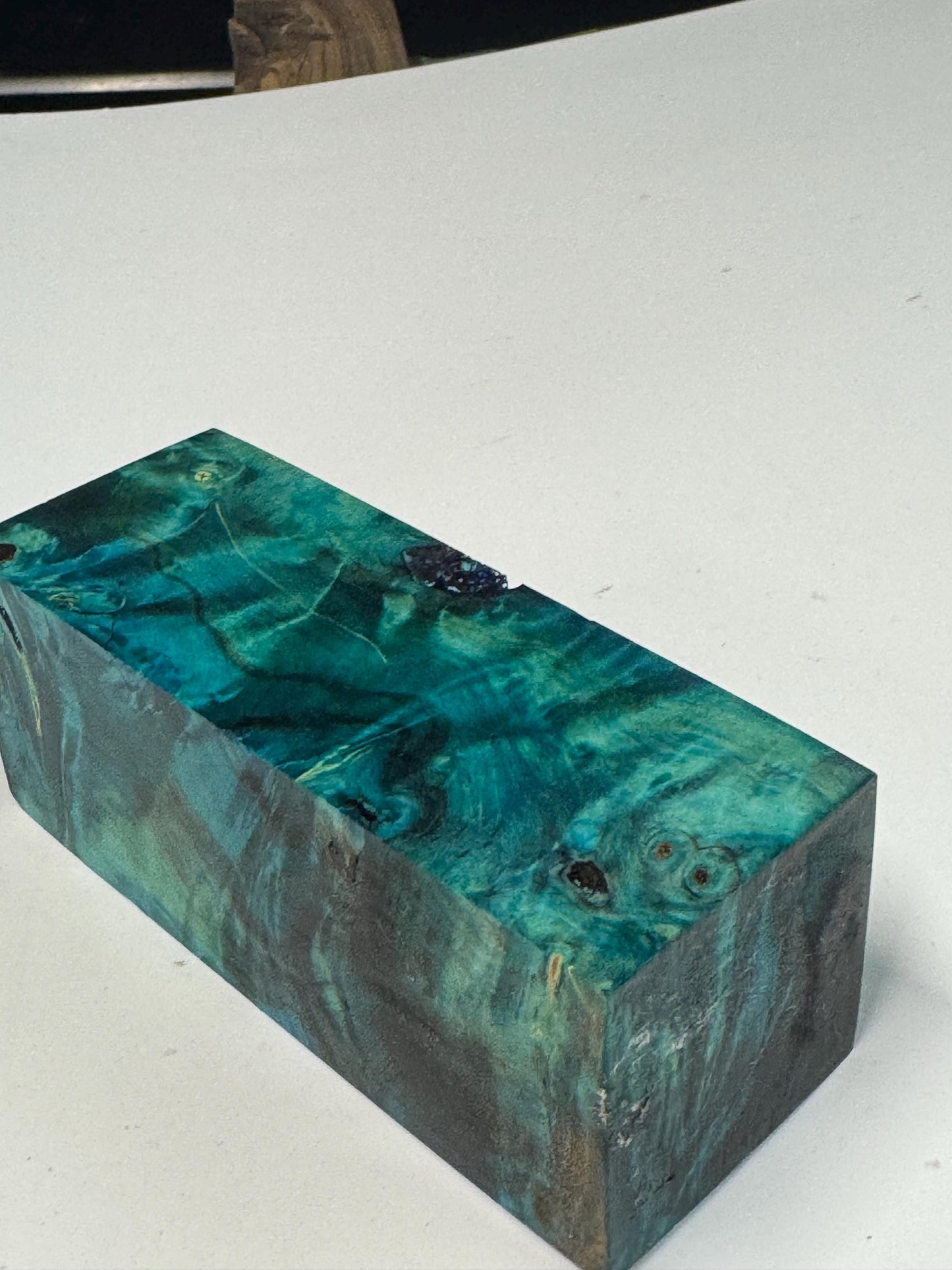 Stabilized Buckeye Burl Knife Scales/ Turning Block 2"x 2" X 5 1/4" BB-5