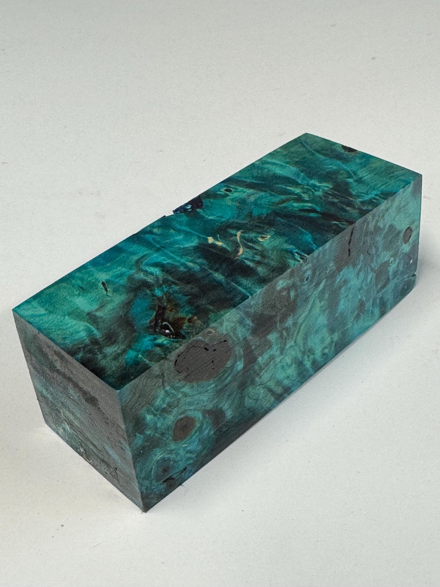 Stabilized Buckeye Burl Knife Scales/ Turning Block 2"x 2" X 5 1/4" BB-5