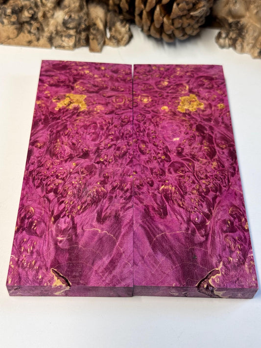 Stabilized Box Elder Burl Knife Scales/1911Grips BE69