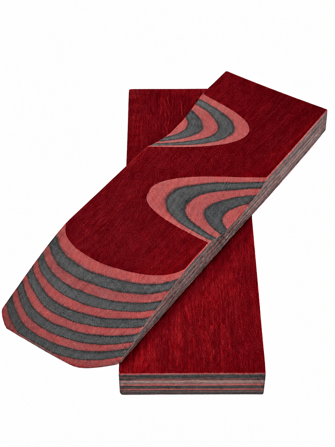 DymaLux Knife Handle Scales - Stabilized Laminated Wood Pair - Choose Your Color