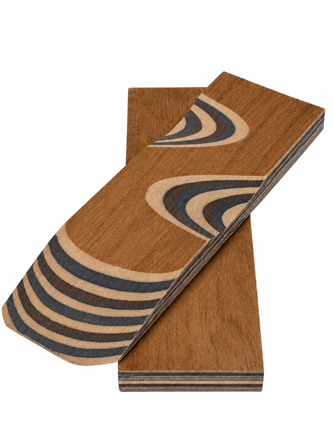 DymaLux Knife Handle Scales - Stabilized Laminated Wood Pair - Choose Your Color