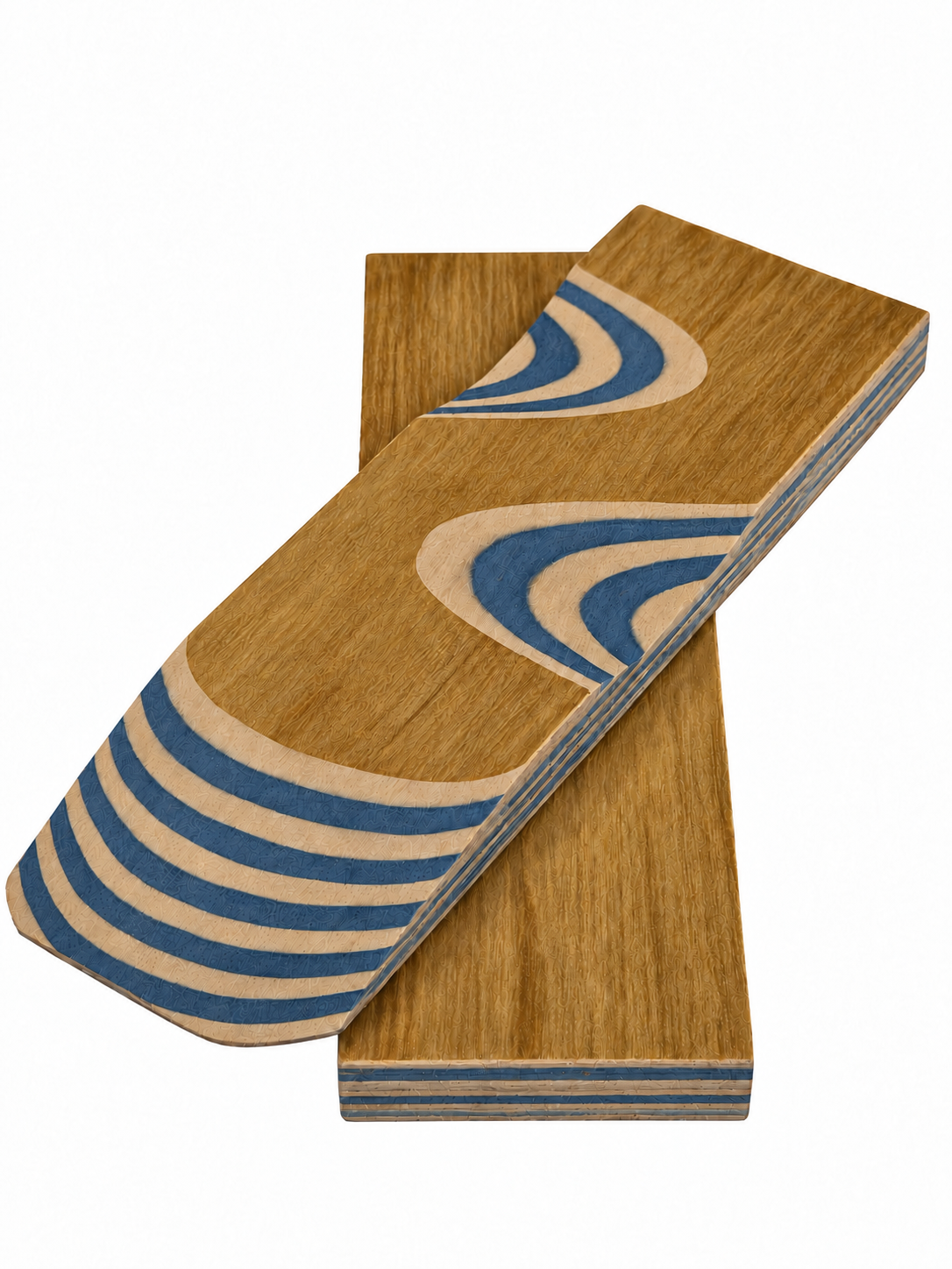 DymaLux Knife Handle Scales - Stabilized Laminated Wood Pair - Choose Your Color