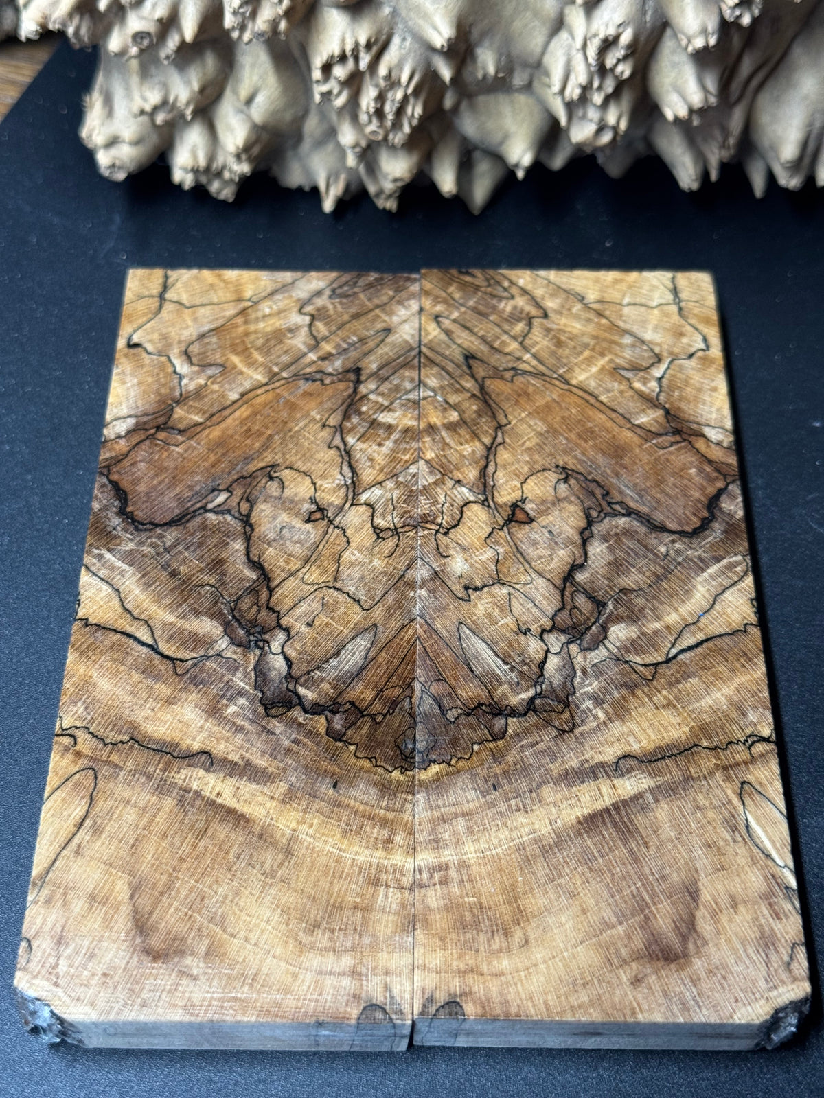 Stabilized Spalted Sugar Maple Knife Scales 1911 Grips Natural SM22