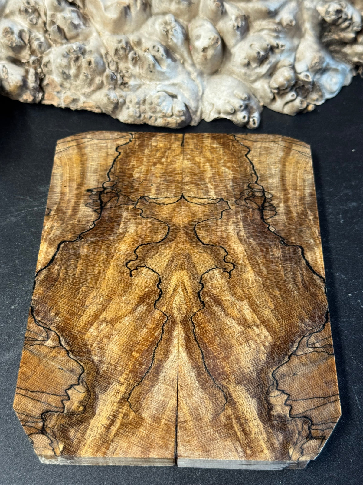 Stabilized Spalted Sugar Maple Knife Scales 1911 Grips Natural SM29