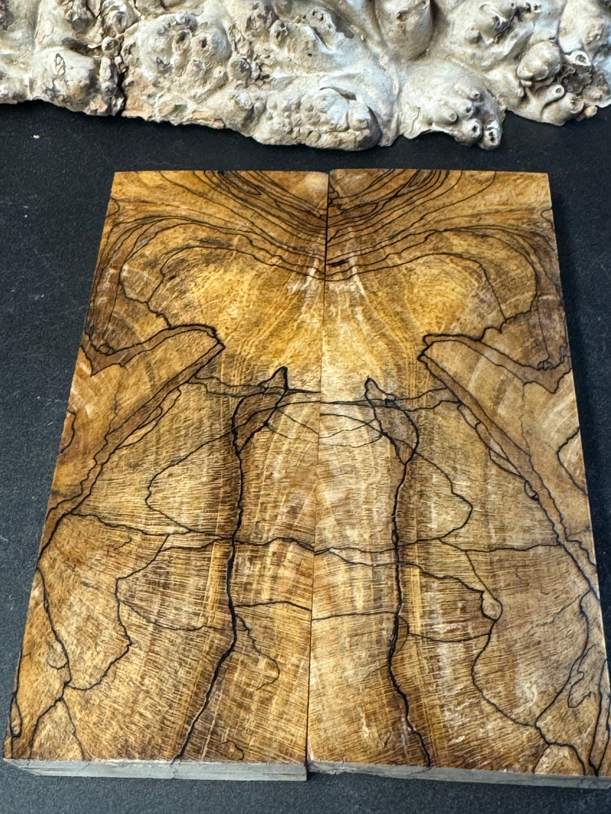 Stabilized Spalted Sugar Maple Knife Scales 1911 Grips Natural SM30