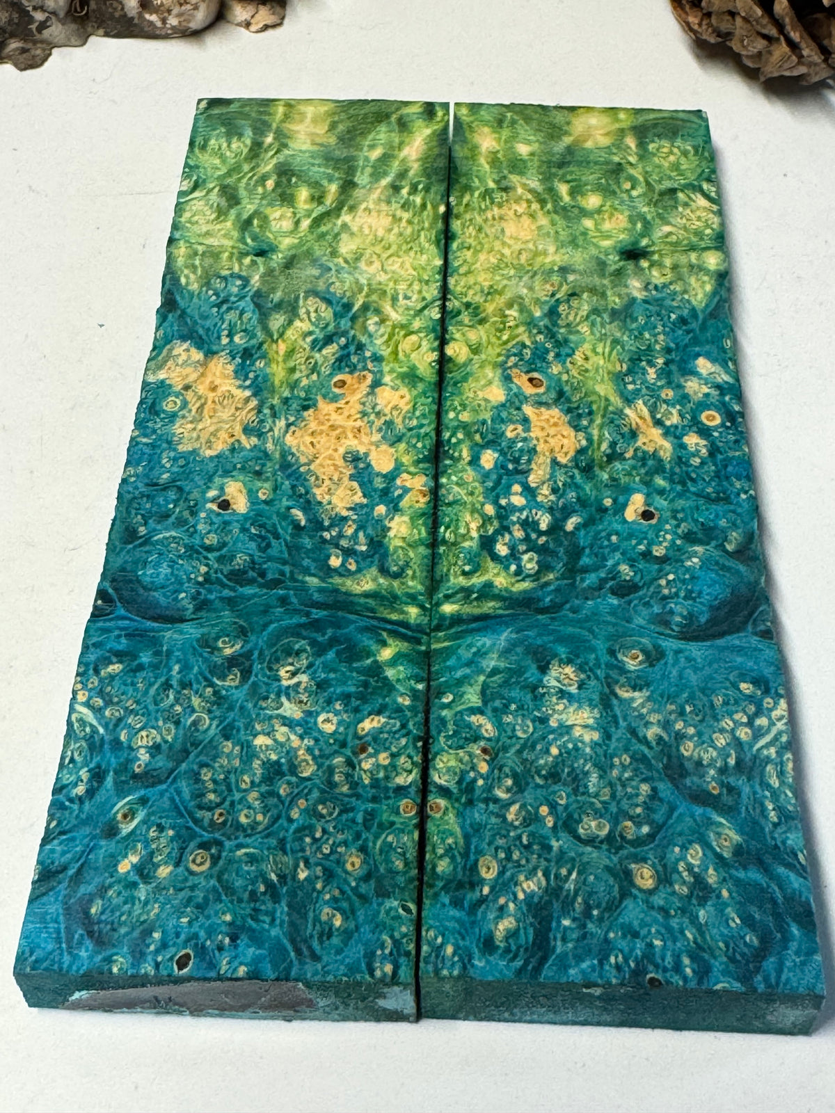 Stabilized Box Elder Burl Knife Scales / 1911 Grips BE58