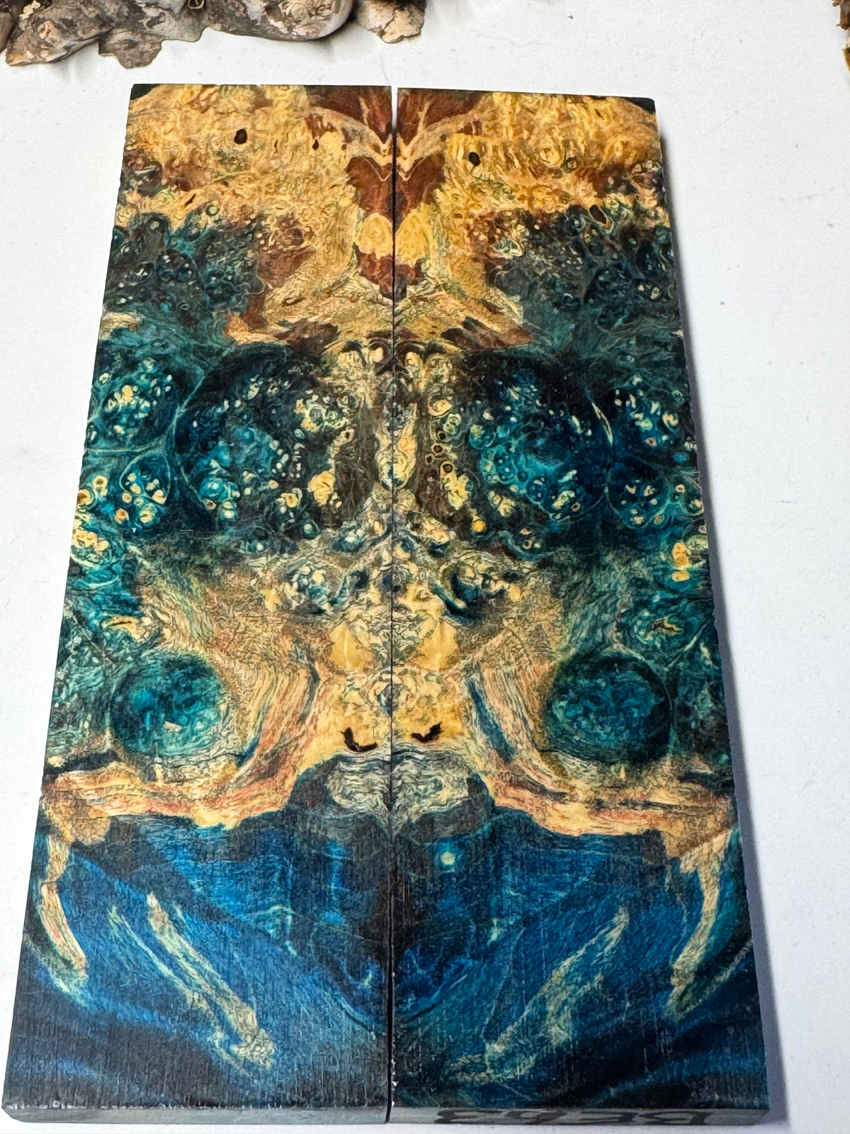 Stabilized Box Elder Burl Knife Scales / 1911 Grips BE64