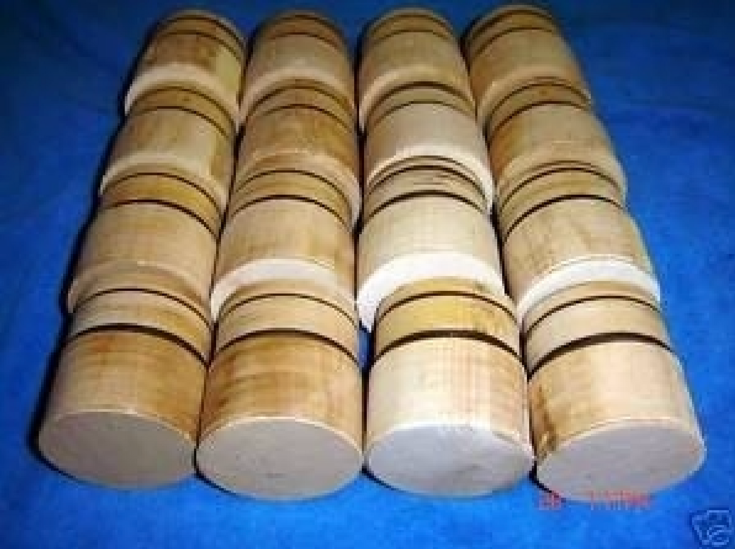 16- 3 1/4 " X 3 1/4" Sugar Maple Wood Lathe Turning Blanks