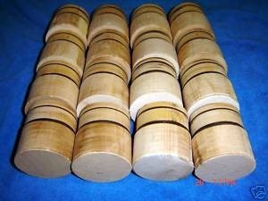 16- 3 " X 3 1/4" Sugar Maple Wood Lathe Turning Blanks
