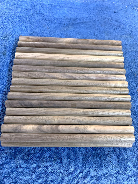 28- 1/2 "X 8" long Black Walnut turning rounds