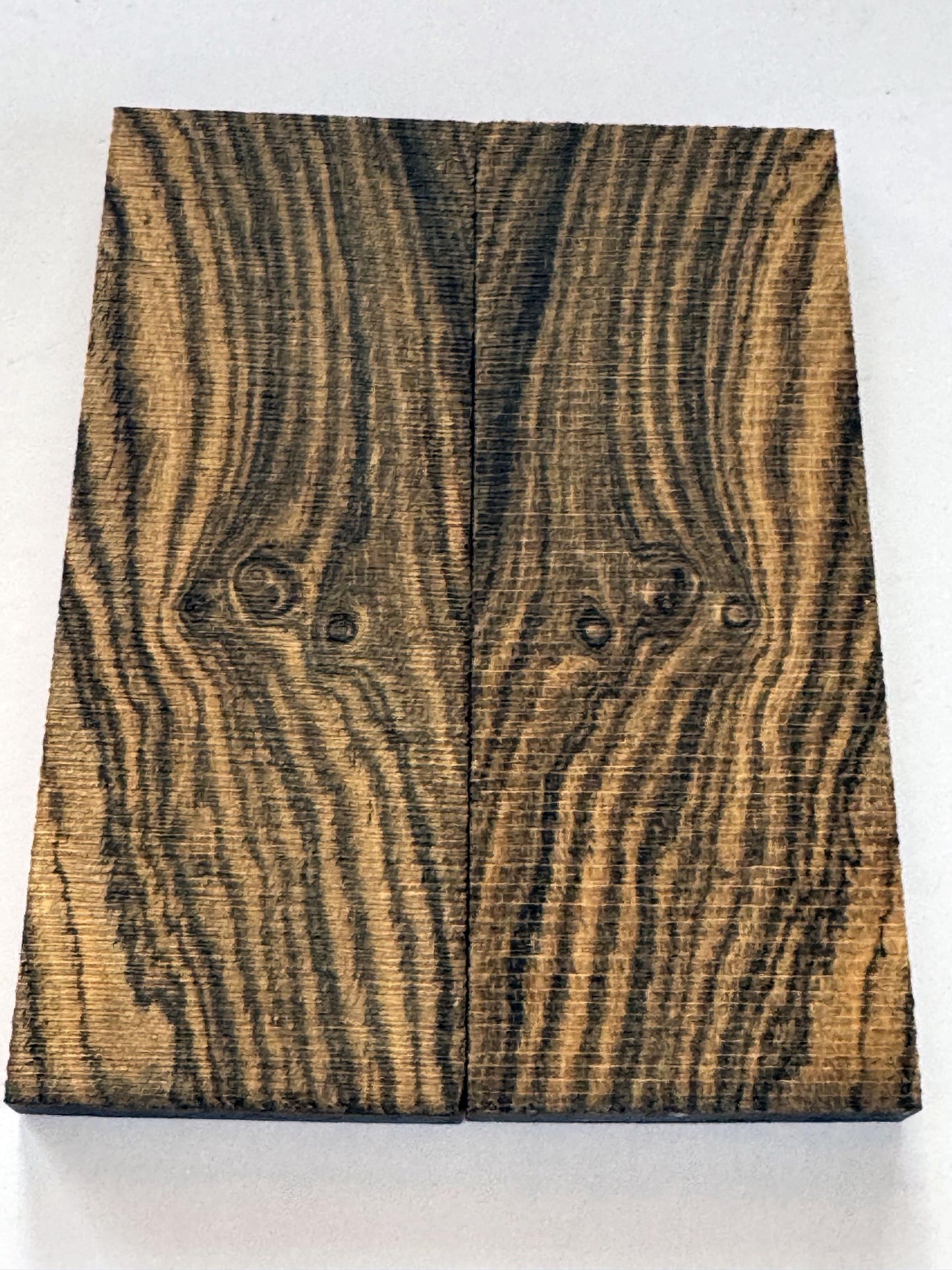 Exotic Wood BOCOTE Knife Scales/ Gun Grips 3/8 x 2" x 5-1/4 MO-4