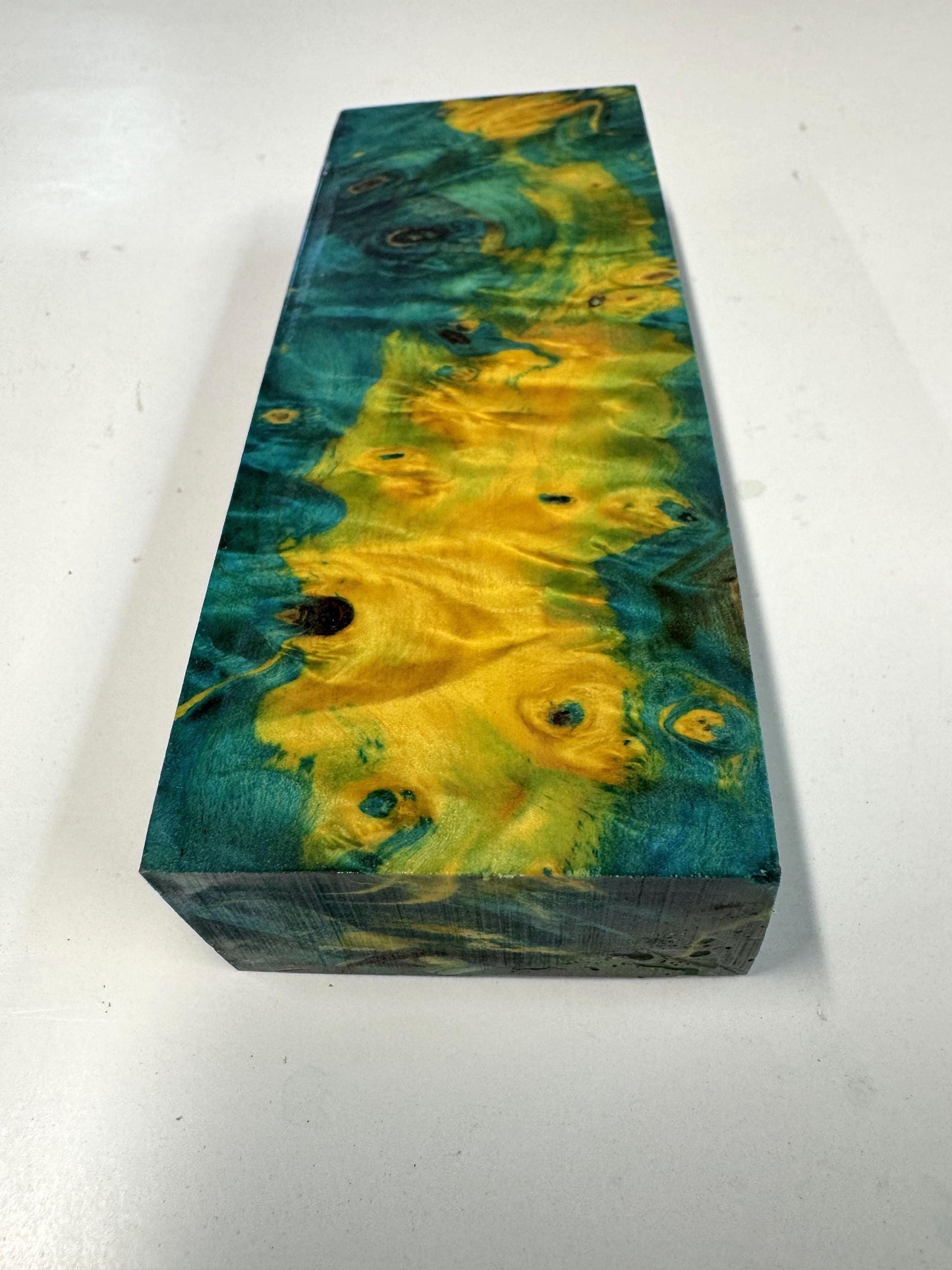 Stabilized Buckeye Burl Knife Scales/ Turning Block  2"x 15/16" X 5 1/4"  BB-2