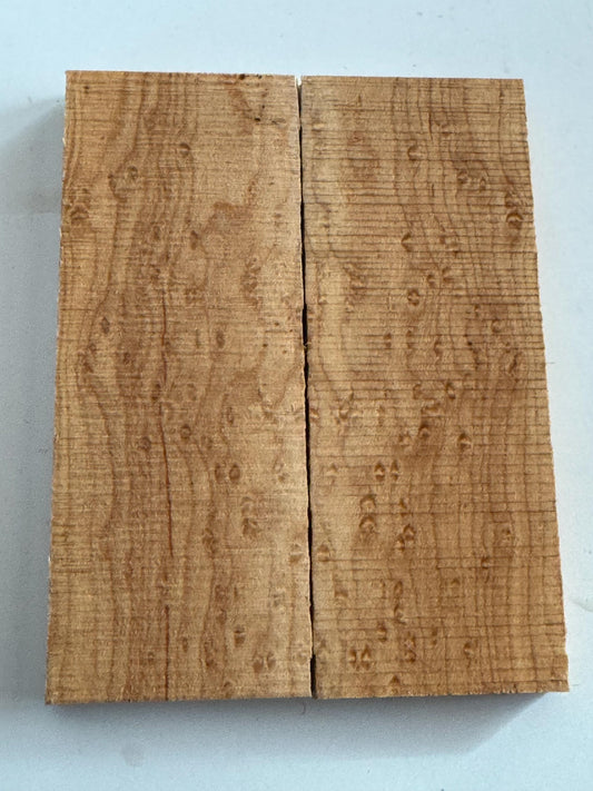 Birds Eye Sugar Maple Knife Scales/ Gun Grips 3/8 x 2" x 5-1/4 BE-1