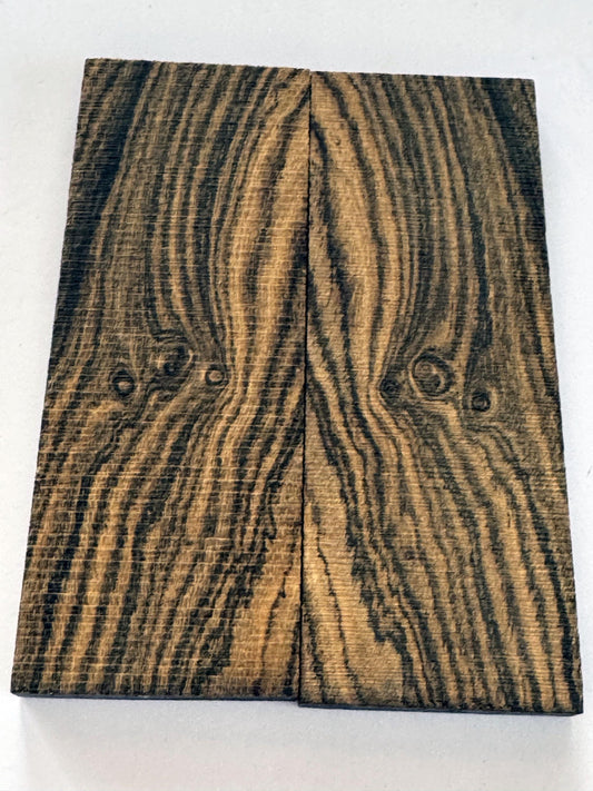 Exotic Wood BOCOTE Knife Scales/ Gun Grips 3/8 x 2" x 5-1/4 MO-4