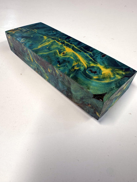 Stabilized Buckeye Burl Knife Scales/ Turning Block  2"x 15/16" X 5 1/4"  BB-2