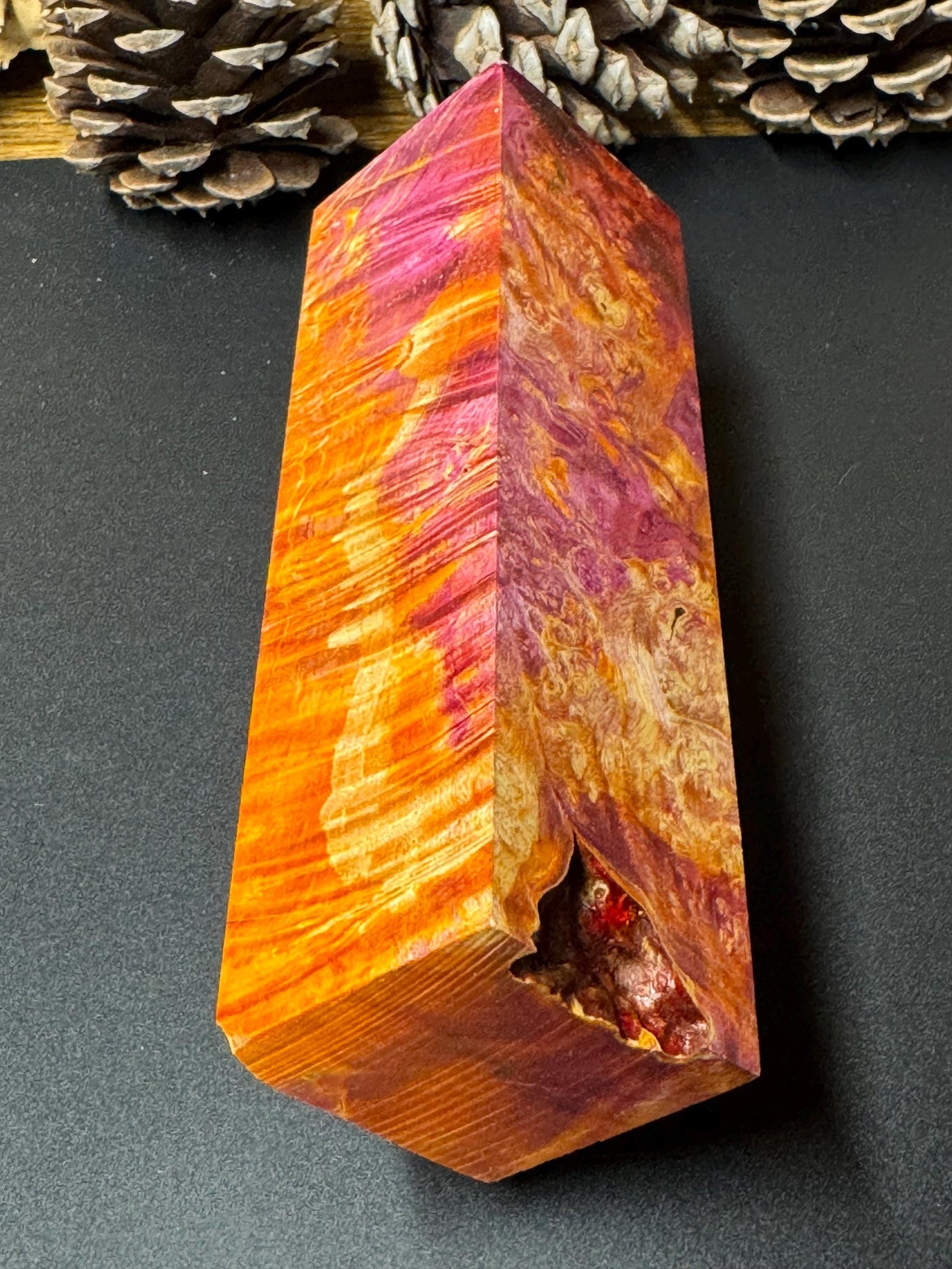 Stabilized Box Elder Burl Knife Scales/ 1911 Grips / Turning Block BE15