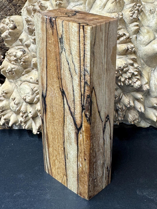 Stabilized Spalted Sugar Maple Knife block/ 1911 Grips  SM37